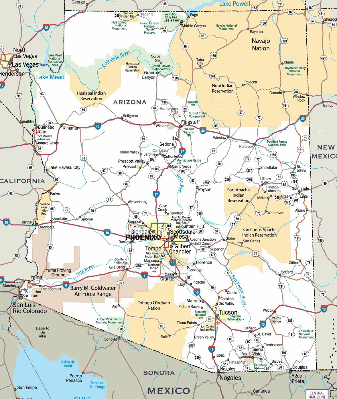 High Creek target area map