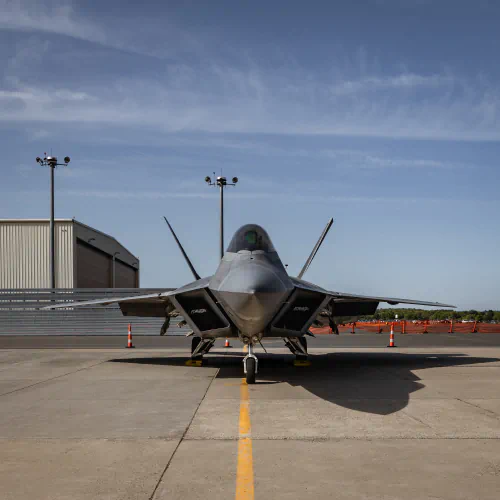 U.S. Air Force F-22 Raptor fighter jet